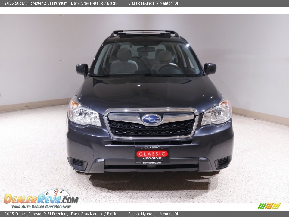 2015 Subaru Forester 2.5i Premium Dark Gray Metallic / Black Photo #2
