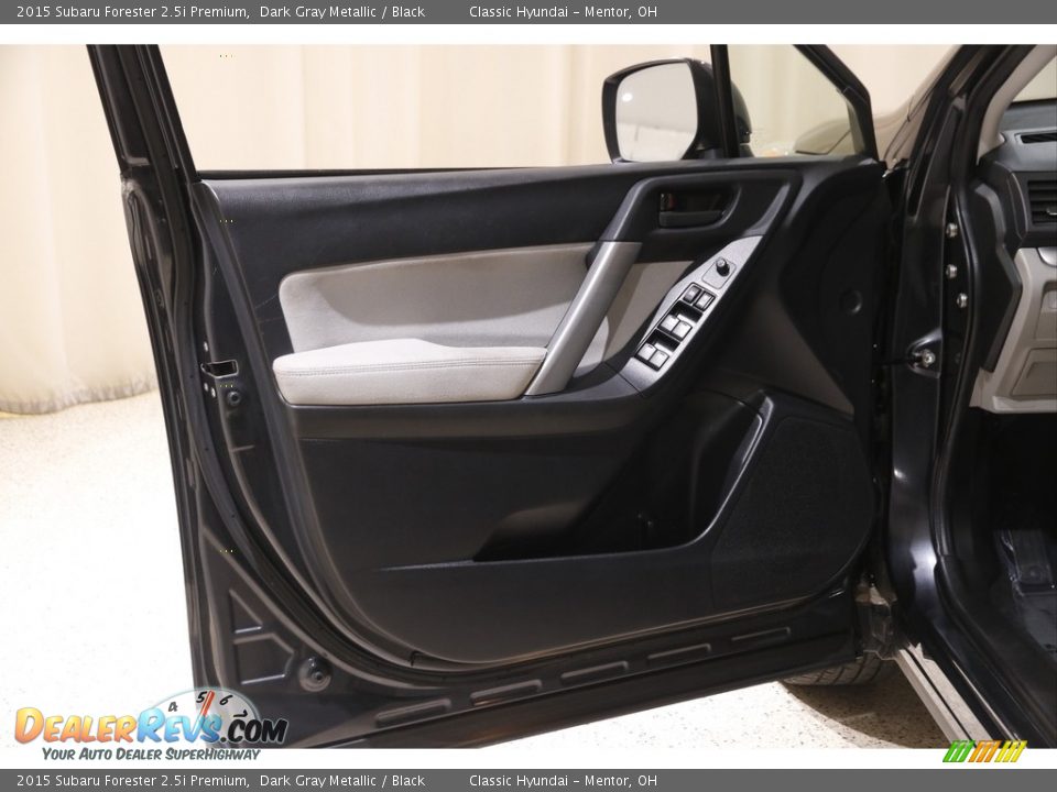 2015 Subaru Forester 2.5i Premium Dark Gray Metallic / Black Photo #4