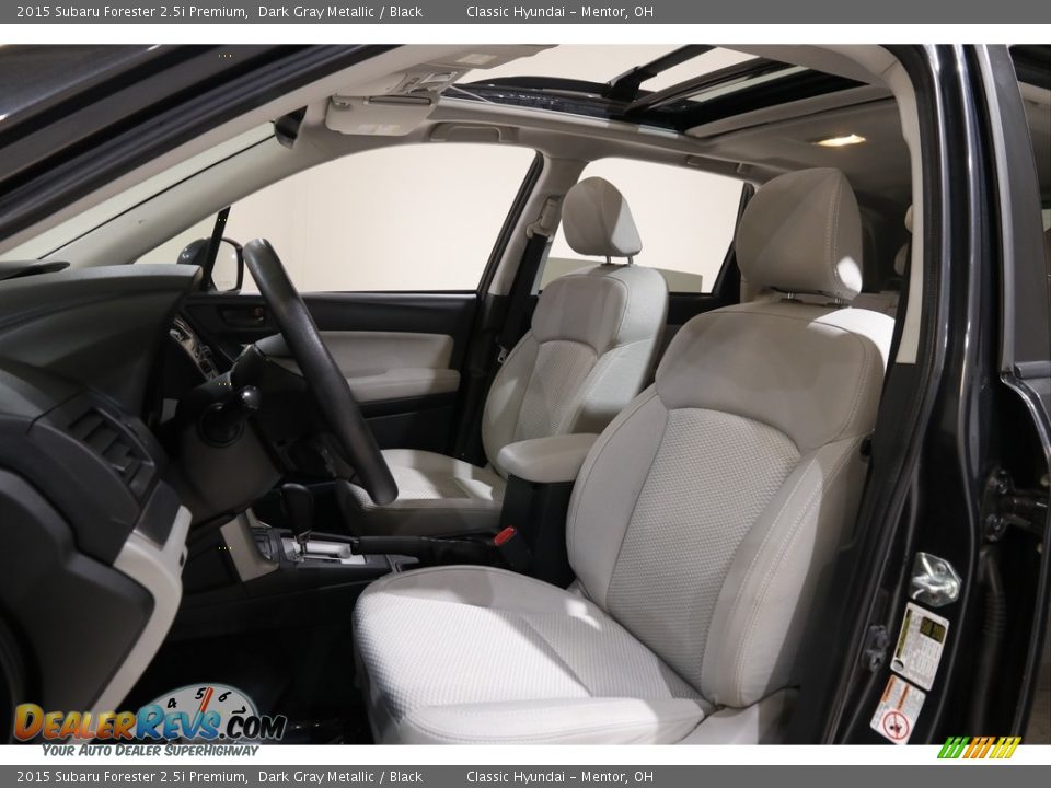 2015 Subaru Forester 2.5i Premium Dark Gray Metallic / Black Photo #5
