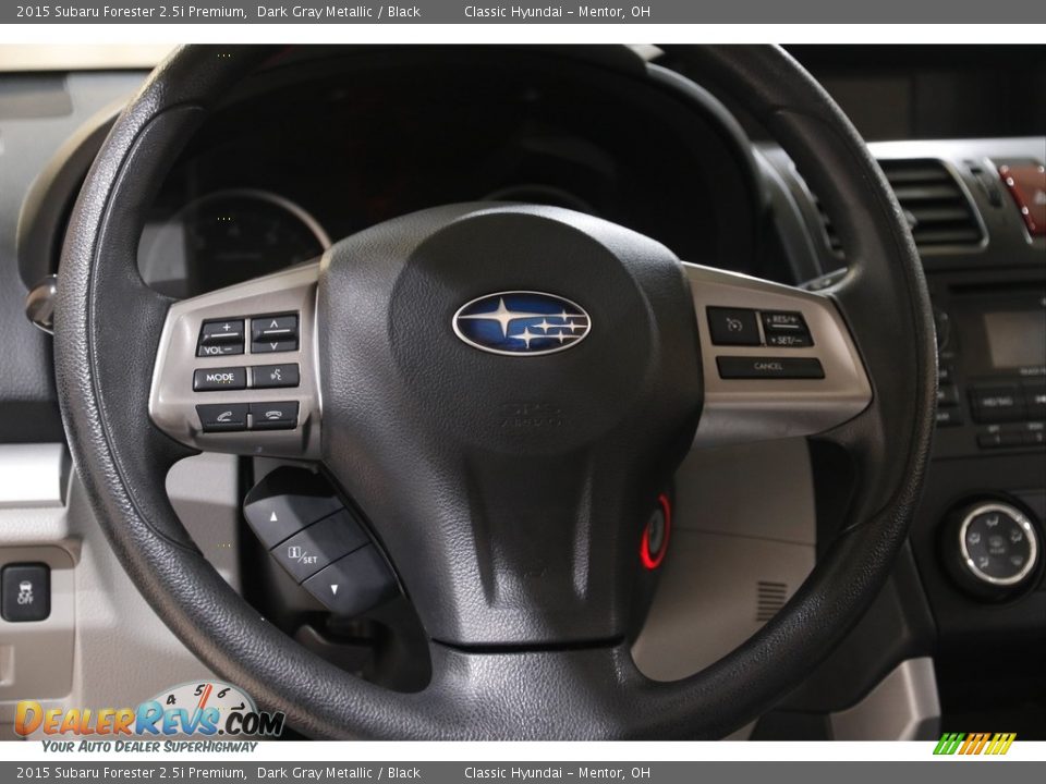 2015 Subaru Forester 2.5i Premium Dark Gray Metallic / Black Photo #7