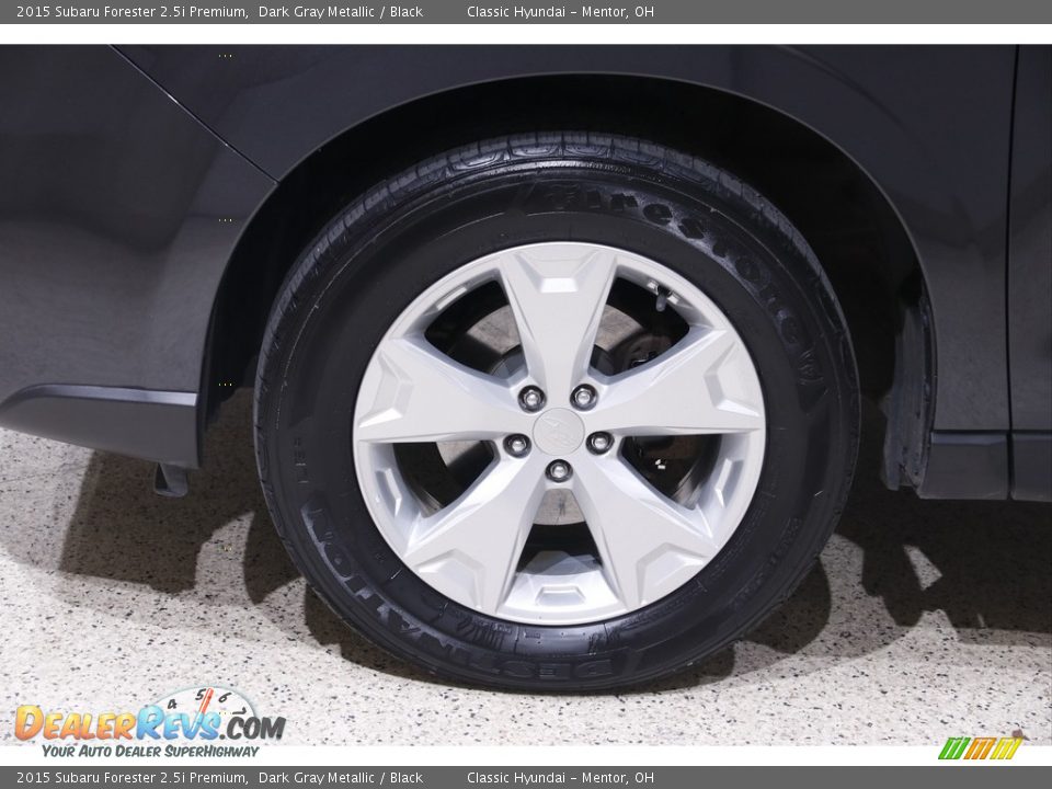 2015 Subaru Forester 2.5i Premium Dark Gray Metallic / Black Photo #23