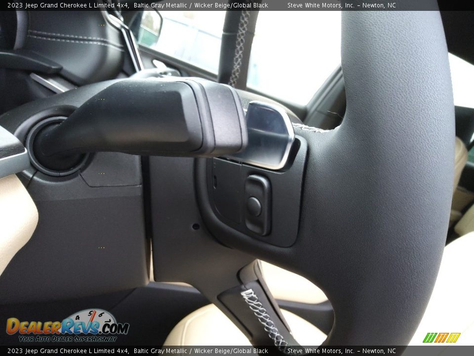 2023 Jeep Grand Cherokee L Limited 4x4 Baltic Gray Metallic / Wicker Beige/Global Black Photo #12