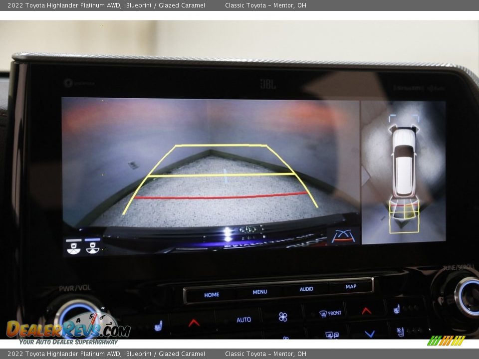 2022 Toyota Highlander Platinum AWD Blueprint / Glazed Caramel Photo #12