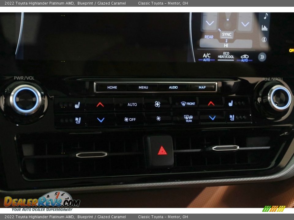 2022 Toyota Highlander Platinum AWD Blueprint / Glazed Caramel Photo #13