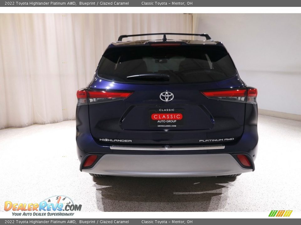 2022 Toyota Highlander Platinum AWD Blueprint / Glazed Caramel Photo #21