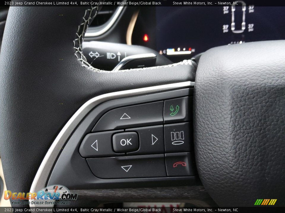 2023 Jeep Grand Cherokee L Limited 4x4 Steering Wheel Photo #23