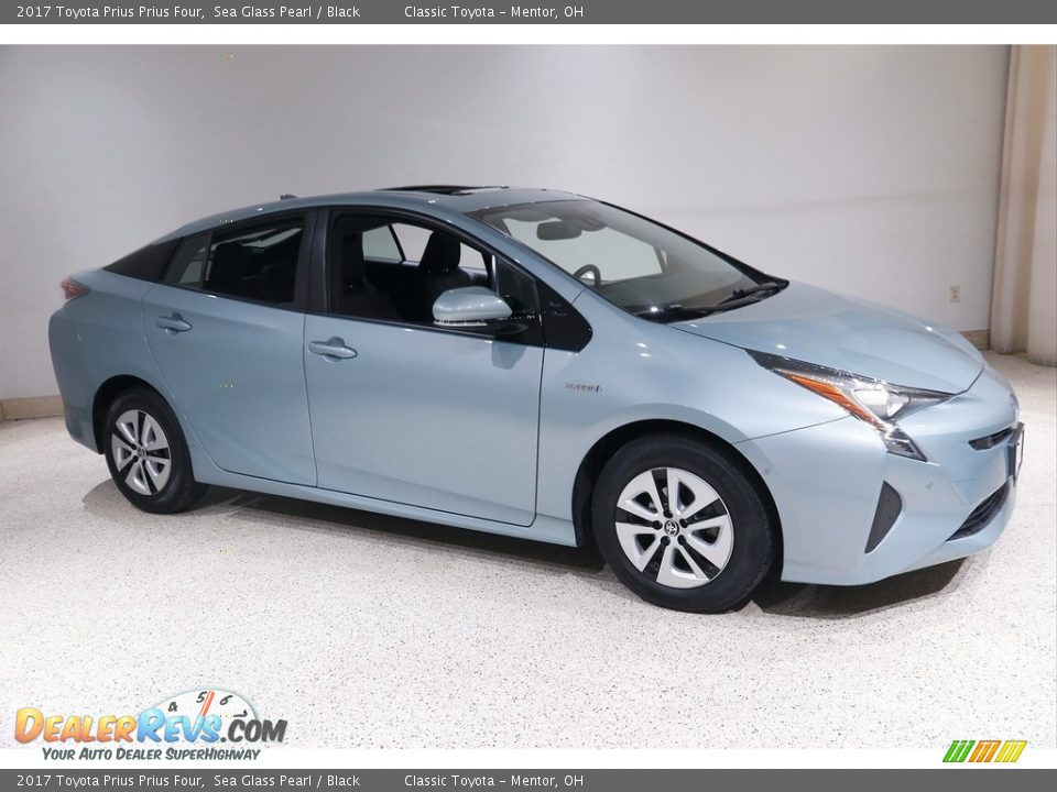 2017 Toyota Prius Prius Four Sea Glass Pearl / Black Photo #1