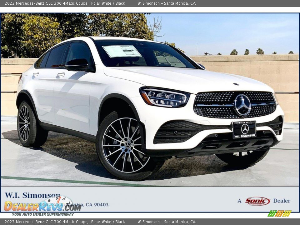 2023 Mercedes-Benz GLC 300 4Matic Coupe Polar White / Black Photo #1