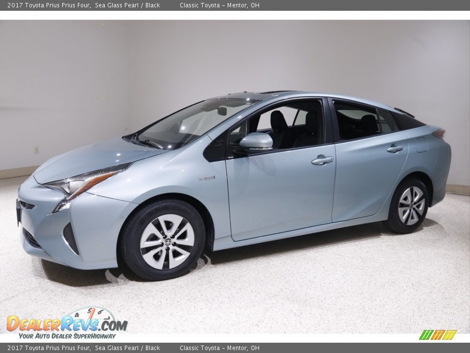 2017 Toyota Prius Prius Four Sea Glass Pearl / Black Photo #3