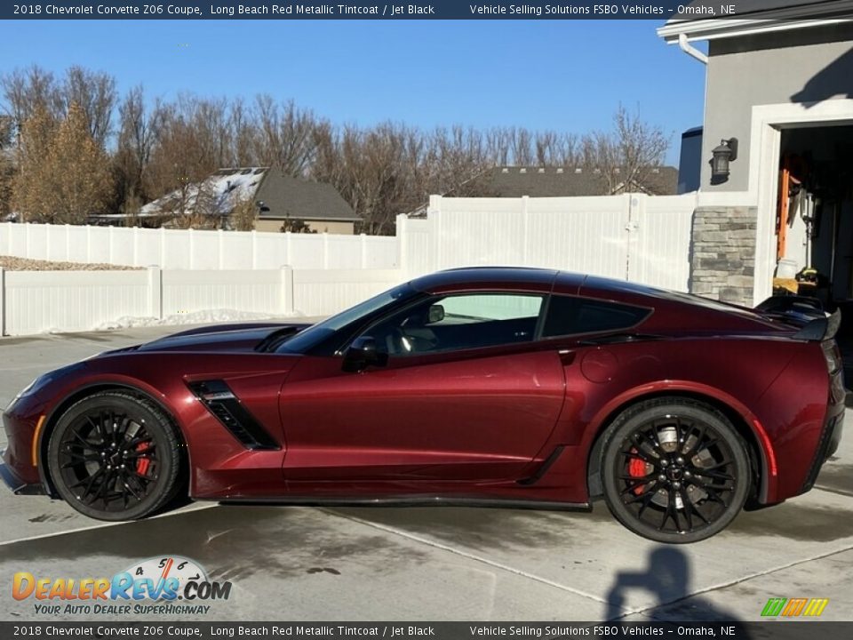 2018 Chevrolet Corvette Z06 Coupe Long Beach Red Metallic Tintcoat / Jet Black Photo #4