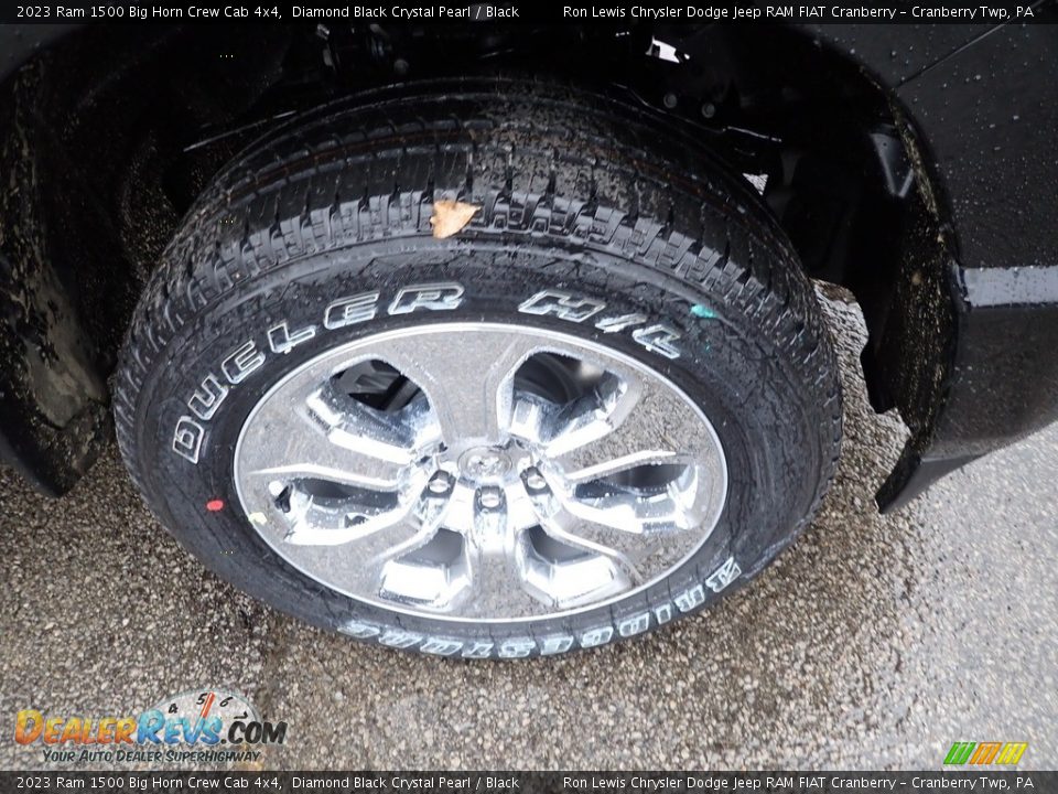 2023 Ram 1500 Big Horn Crew Cab 4x4 Diamond Black Crystal Pearl / Black Photo #8