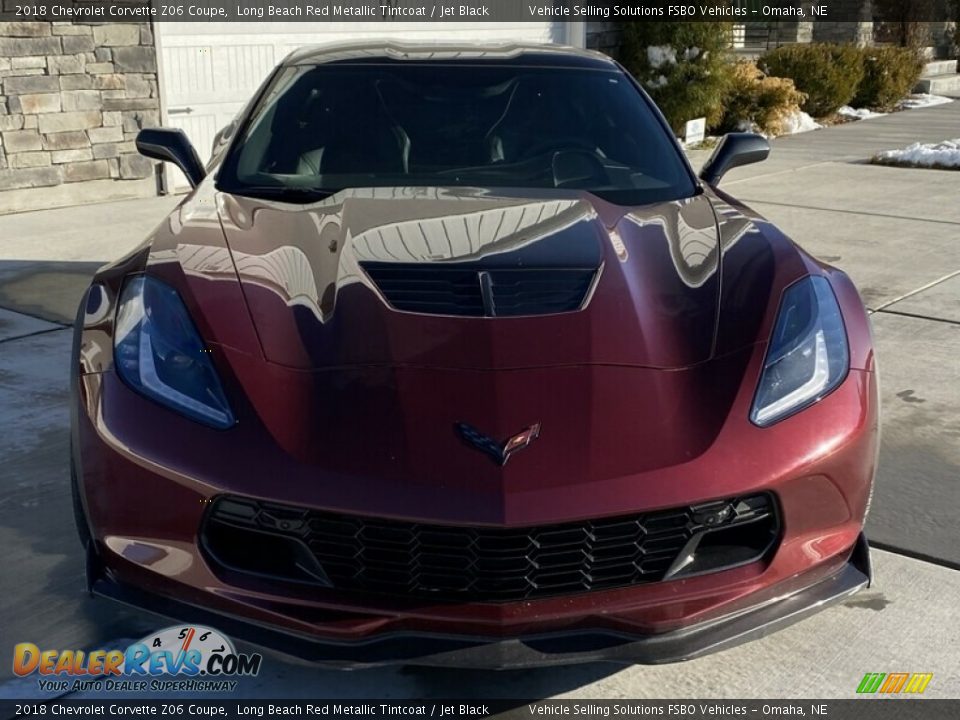 2018 Chevrolet Corvette Z06 Coupe Long Beach Red Metallic Tintcoat / Jet Black Photo #10