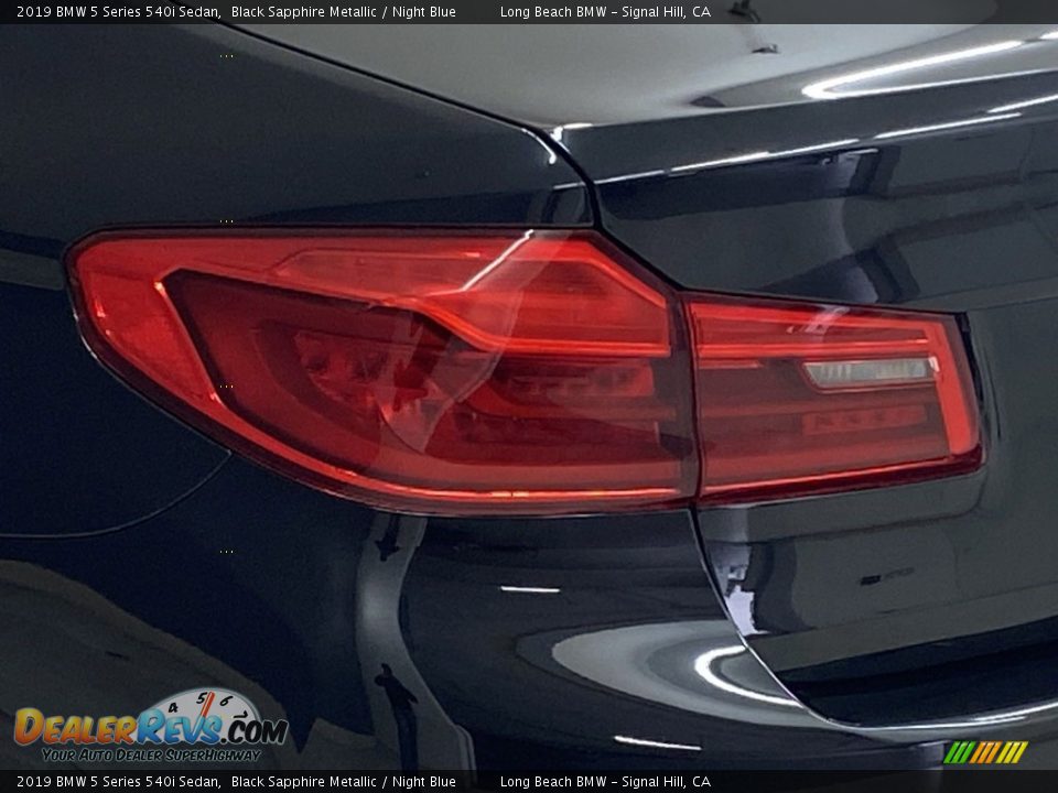 2019 BMW 5 Series 540i Sedan Black Sapphire Metallic / Night Blue Photo #8