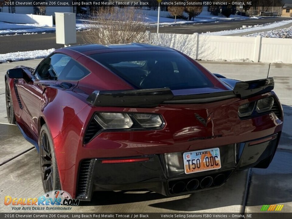 2018 Chevrolet Corvette Z06 Coupe Long Beach Red Metallic Tintcoat / Jet Black Photo #11