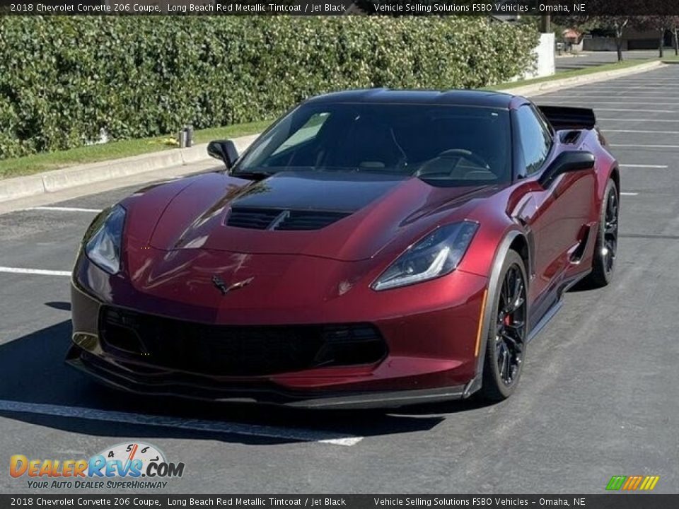 2018 Chevrolet Corvette Z06 Coupe Long Beach Red Metallic Tintcoat / Jet Black Photo #17