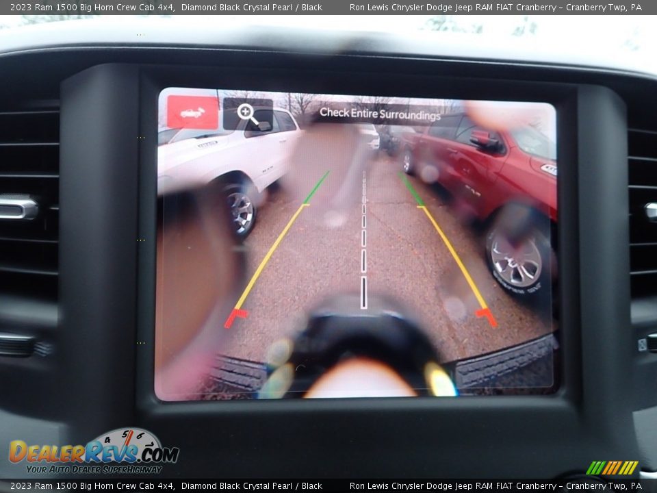 2023 Ram 1500 Big Horn Crew Cab 4x4 Diamond Black Crystal Pearl / Black Photo #17
