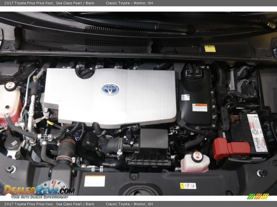 2017 Toyota Prius Prius Four Sea Glass Pearl / Black Photo #21
