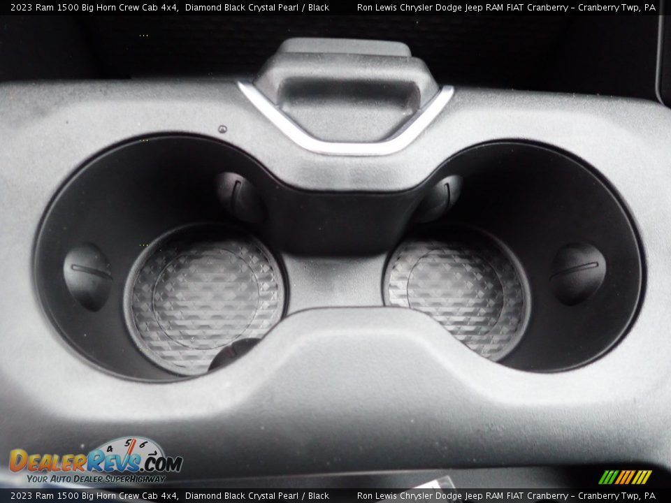 2023 Ram 1500 Big Horn Crew Cab 4x4 Diamond Black Crystal Pearl / Black Photo #18