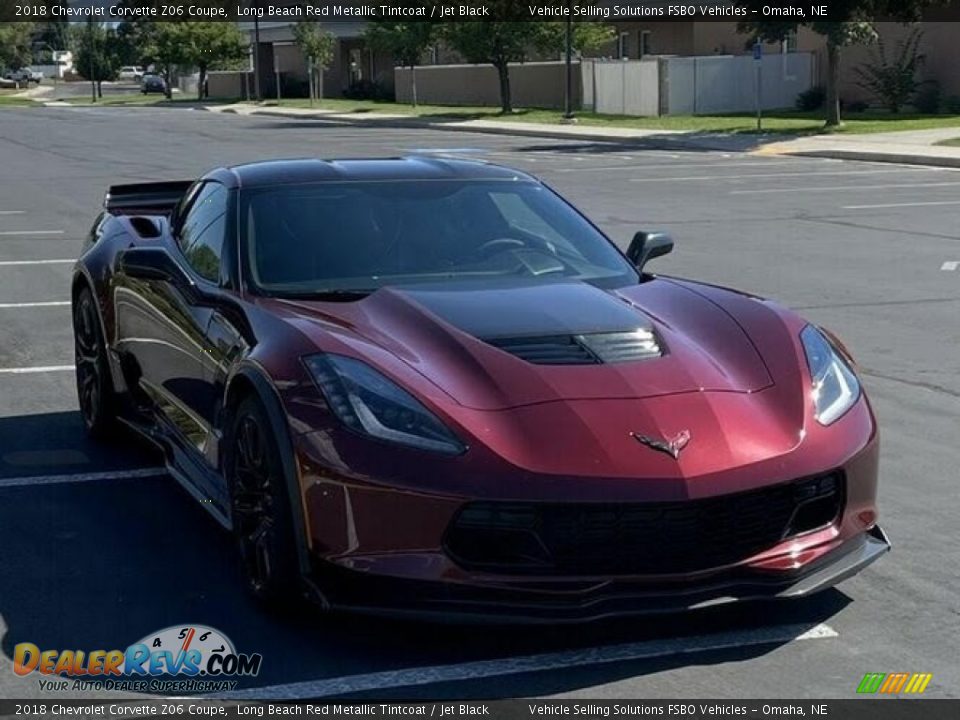 2018 Chevrolet Corvette Z06 Coupe Long Beach Red Metallic Tintcoat / Jet Black Photo #19