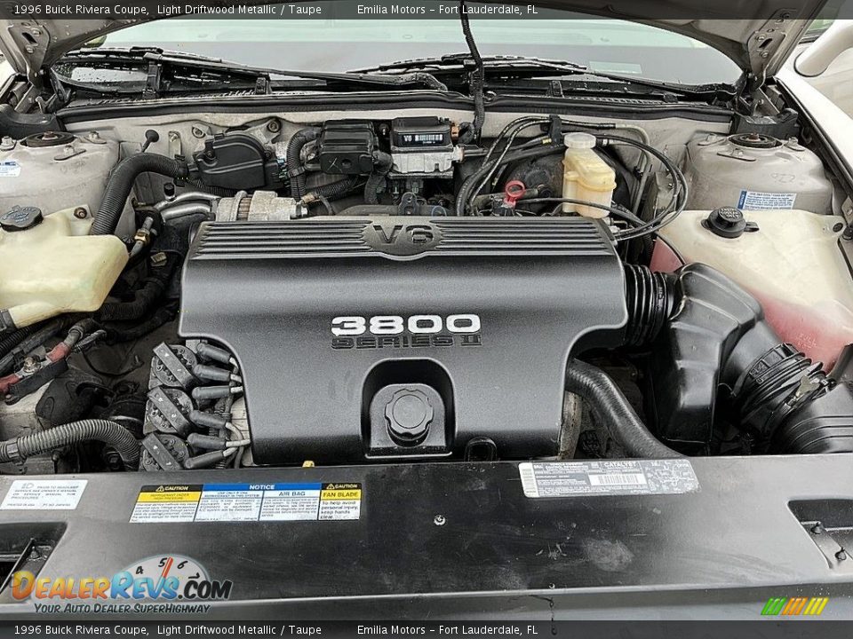 1996 Buick Riviera Coupe 3.8 Liter OHV 12-Valve V6 Engine Photo #19