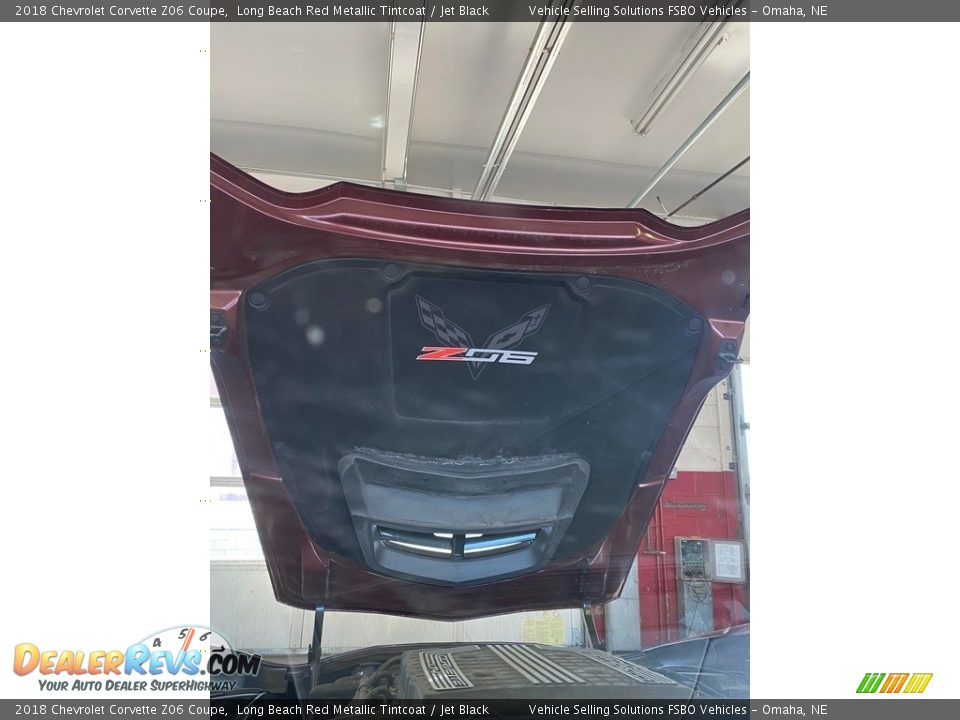 2018 Chevrolet Corvette Z06 Coupe Long Beach Red Metallic Tintcoat / Jet Black Photo #22