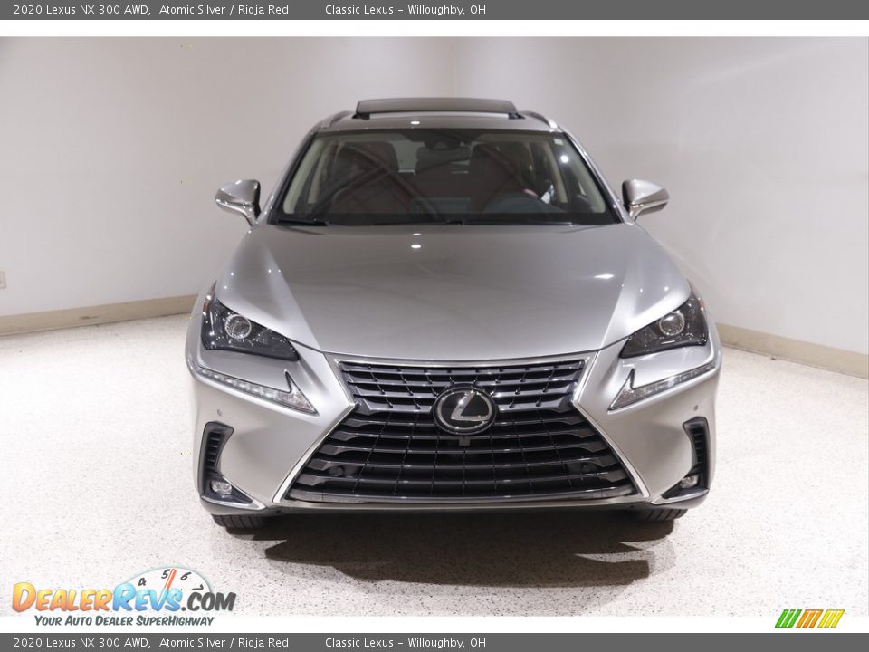 2020 Lexus NX 300 AWD Atomic Silver / Rioja Red Photo #2