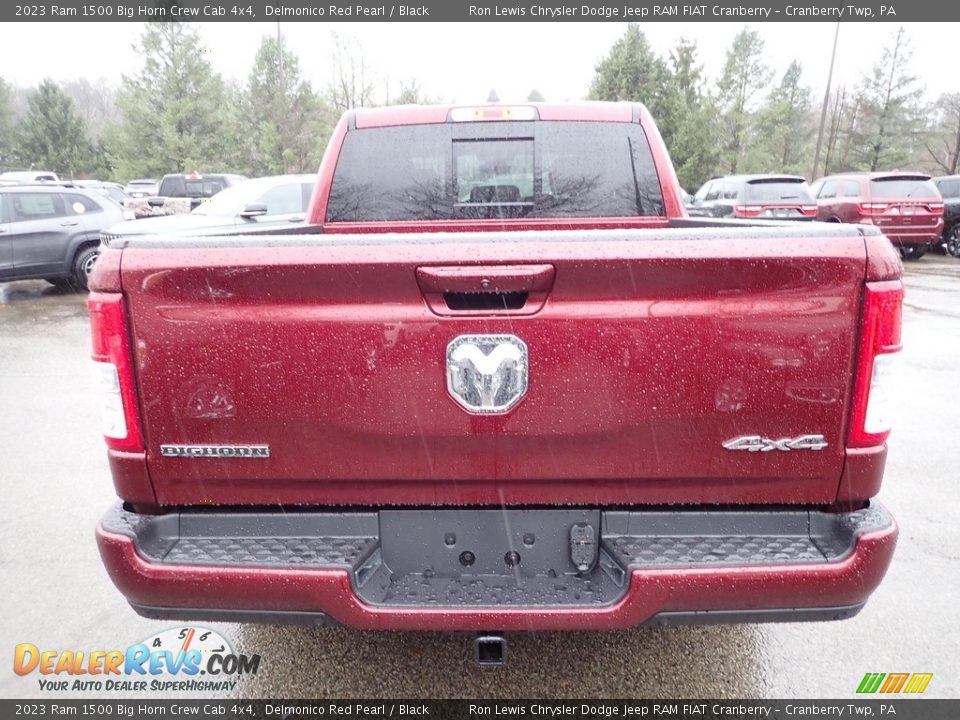 2023 Ram 1500 Big Horn Crew Cab 4x4 Delmonico Red Pearl / Black Photo #4