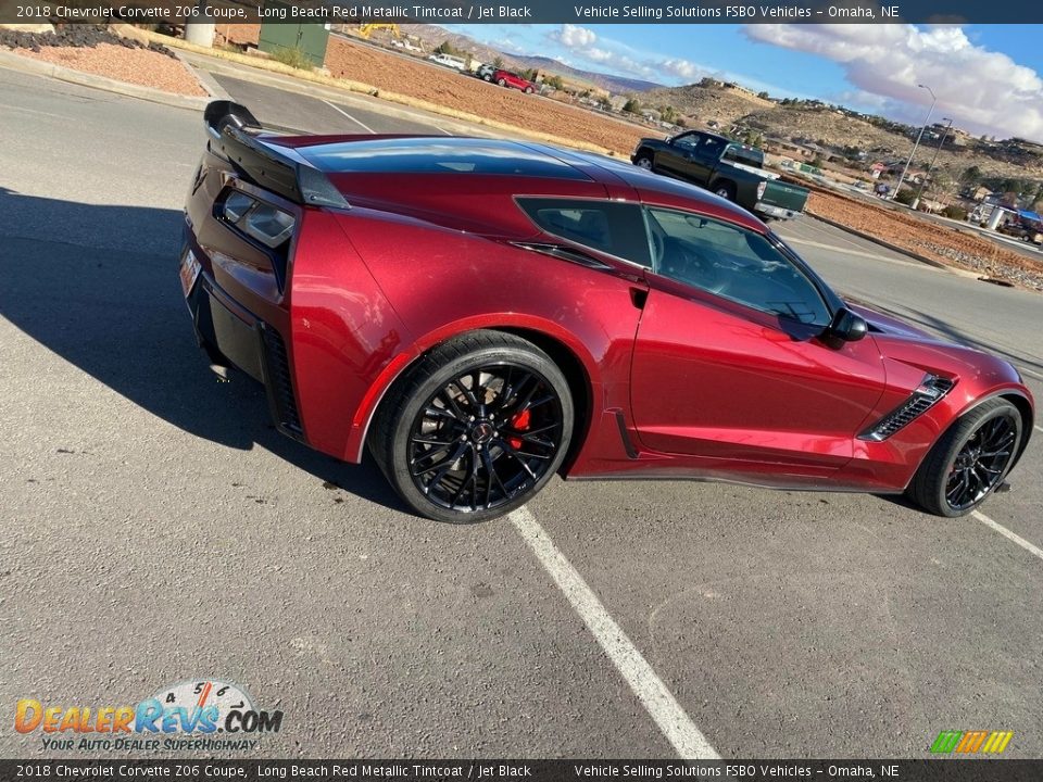 2018 Chevrolet Corvette Z06 Coupe Long Beach Red Metallic Tintcoat / Jet Black Photo #26