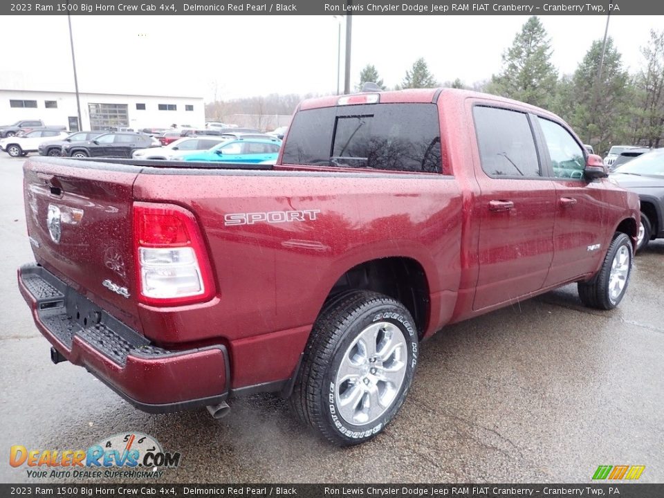 2023 Ram 1500 Big Horn Crew Cab 4x4 Delmonico Red Pearl / Black Photo #5