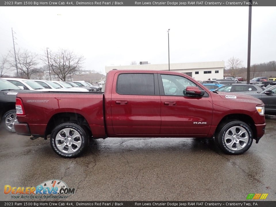 2023 Ram 1500 Big Horn Crew Cab 4x4 Delmonico Red Pearl / Black Photo #6