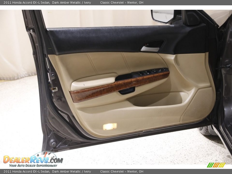 2011 Honda Accord EX-L Sedan Dark Amber Metallic / Ivory Photo #4