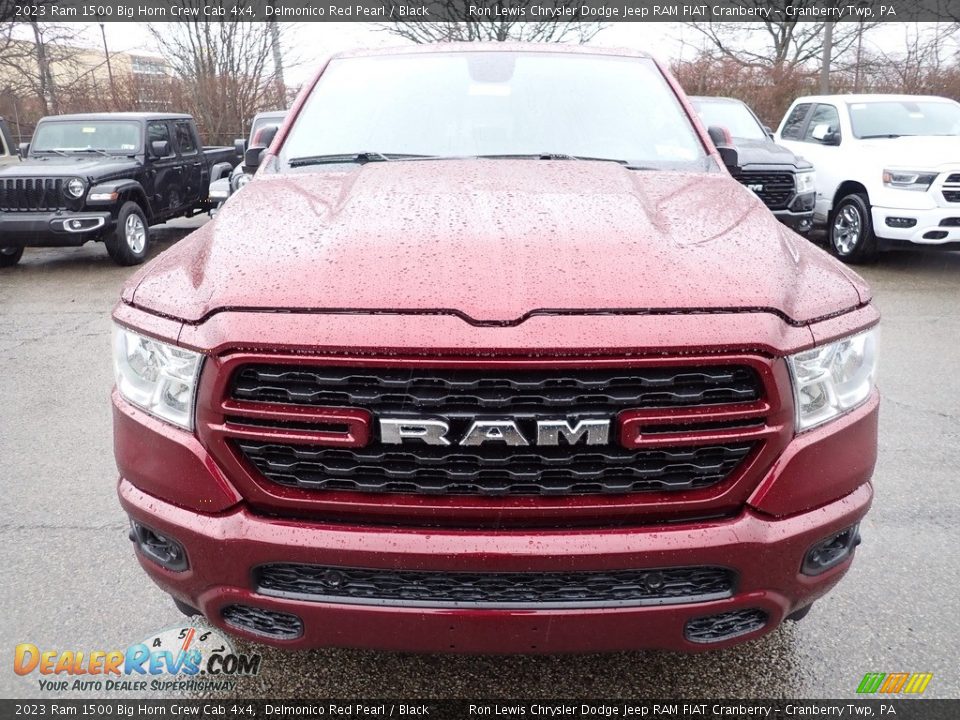 2023 Ram 1500 Big Horn Crew Cab 4x4 Delmonico Red Pearl / Black Photo #8