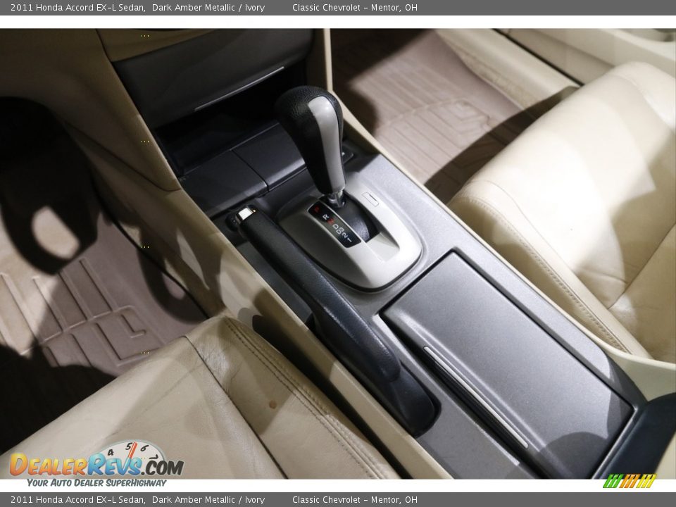 2011 Honda Accord EX-L Sedan Dark Amber Metallic / Ivory Photo #10
