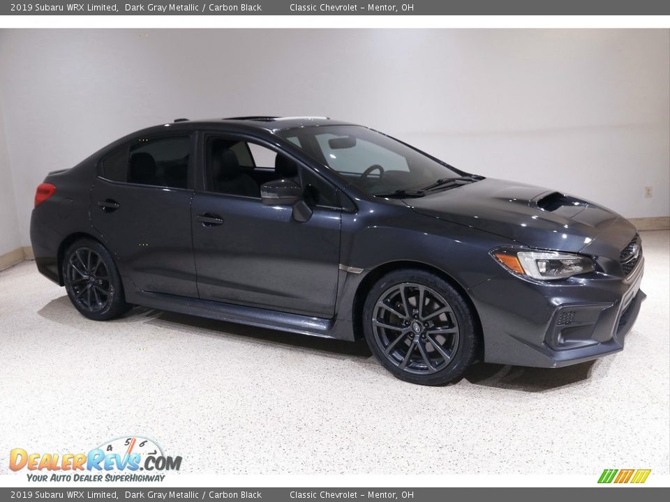 2019 Subaru WRX Limited Dark Gray Metallic / Carbon Black Photo #1