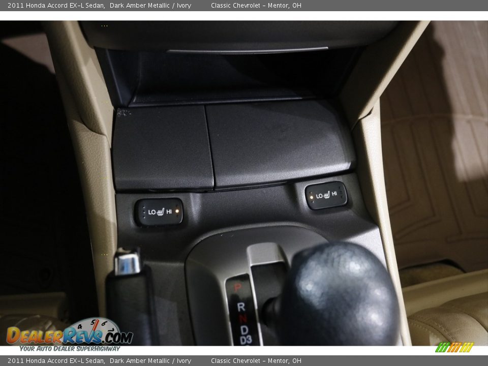 2011 Honda Accord EX-L Sedan Dark Amber Metallic / Ivory Photo #12