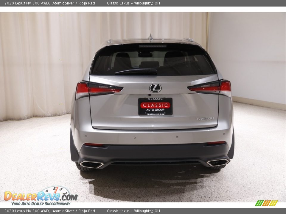 2020 Lexus NX 300 AWD Atomic Silver / Rioja Red Photo #20