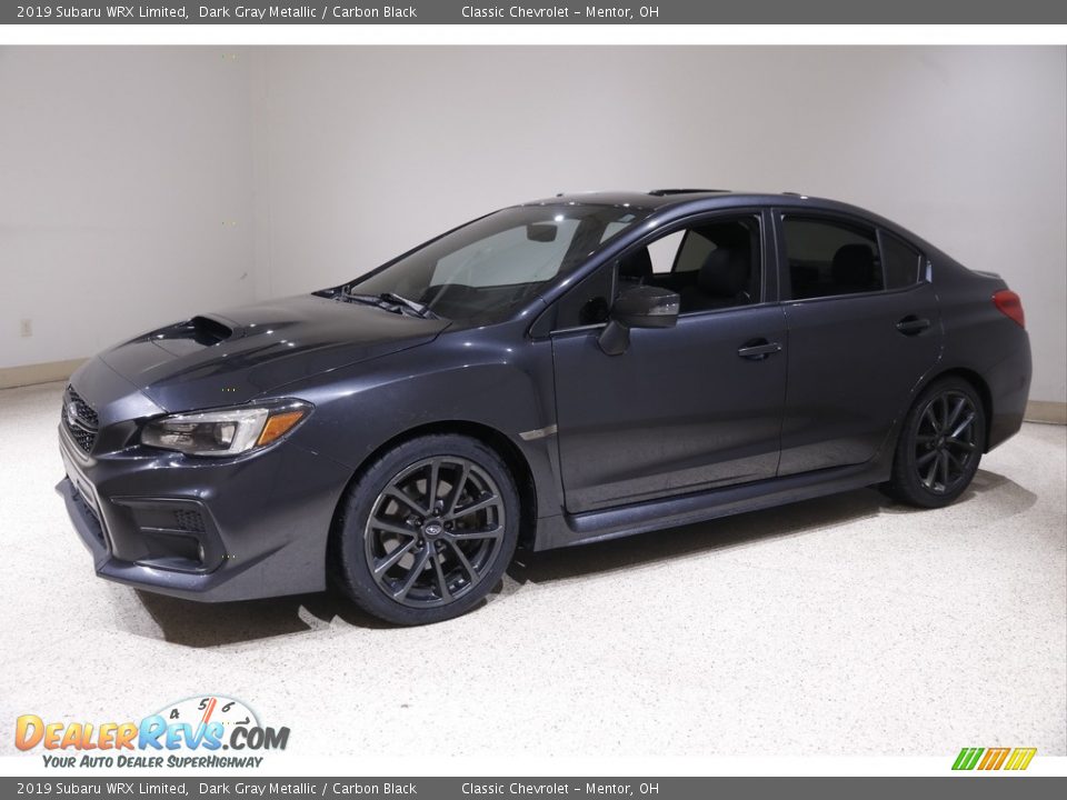 2019 Subaru WRX Limited Dark Gray Metallic / Carbon Black Photo #3