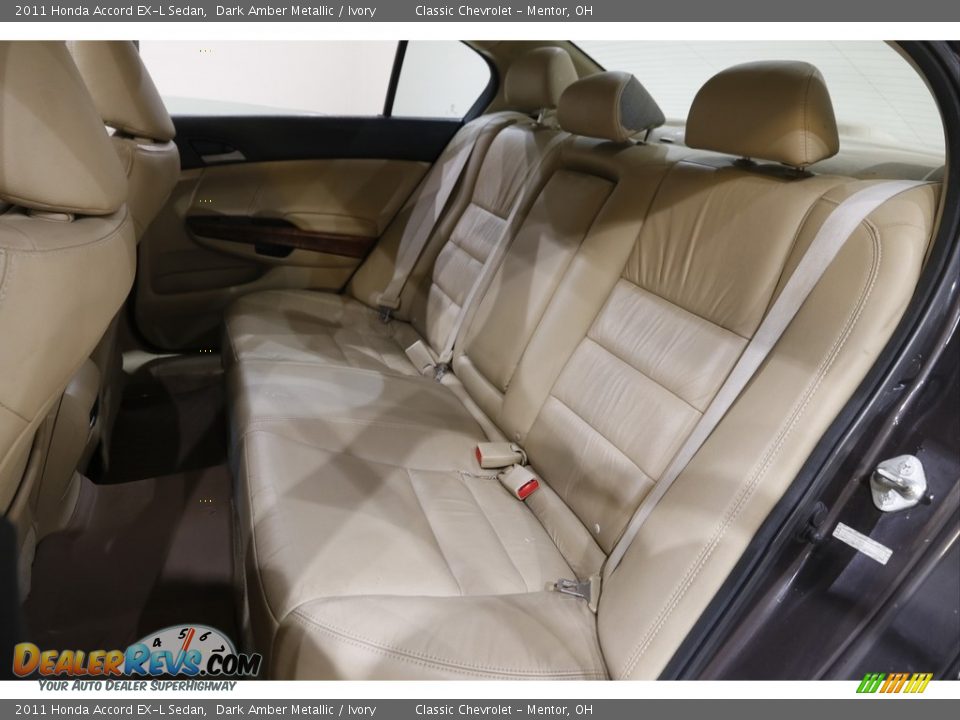 2011 Honda Accord EX-L Sedan Dark Amber Metallic / Ivory Photo #15