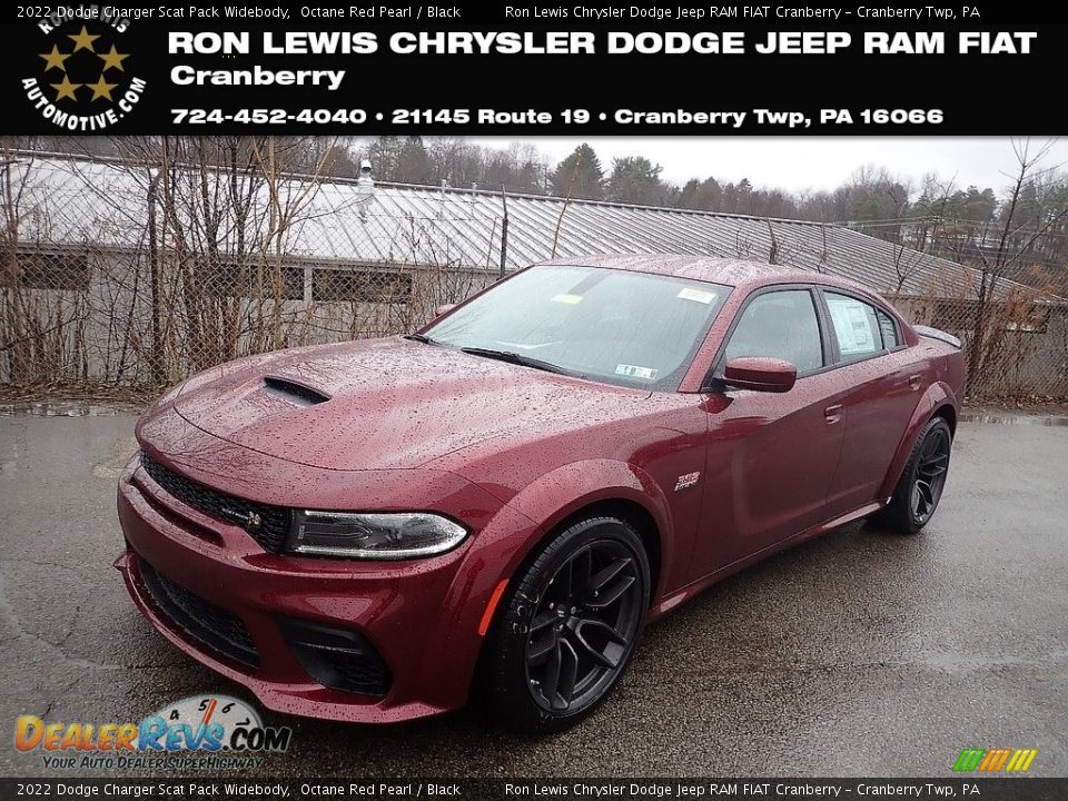 2022 Dodge Charger Scat Pack Widebody Octane Red Pearl / Black Photo #1