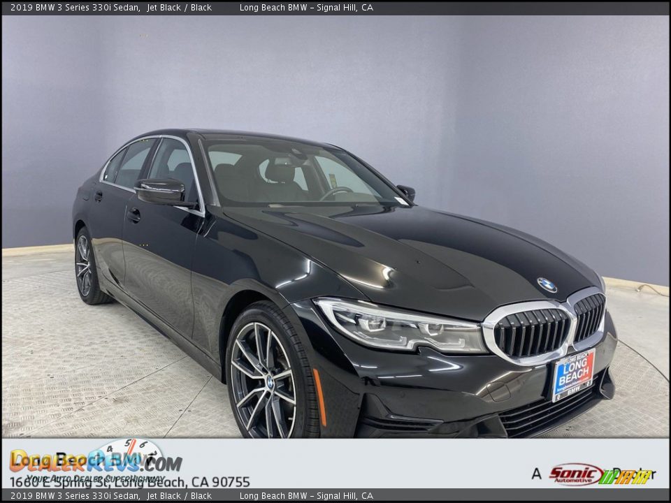 2019 BMW 3 Series 330i Sedan Jet Black / Black Photo #1