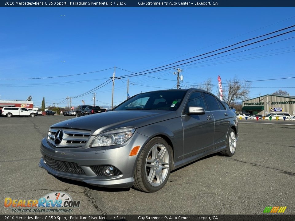 2010 Mercedes-Benz C 350 Sport Palladium Silver Metallic / Black Photo #2