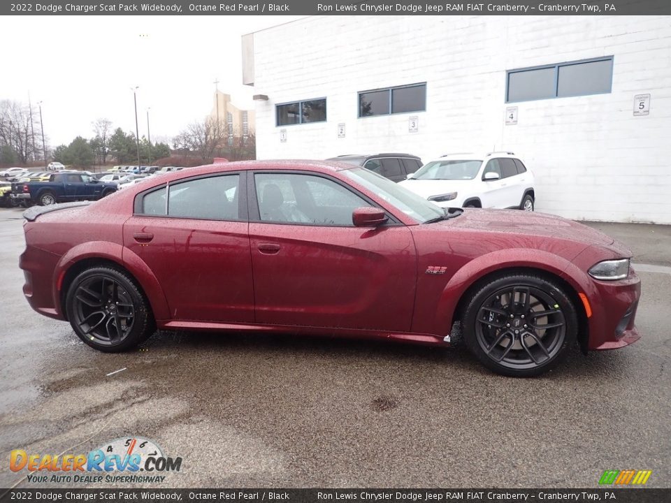 2022 Dodge Charger Scat Pack Widebody Octane Red Pearl / Black Photo #4