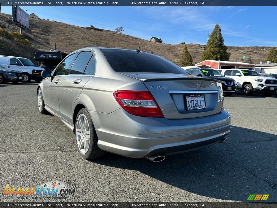 2010 Mercedes-Benz C 350 Sport Palladium Silver Metallic / Black Photo #3