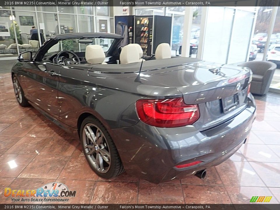 2016 BMW M235i Convertible Mineral Grey Metallic / Oyster Photo #4