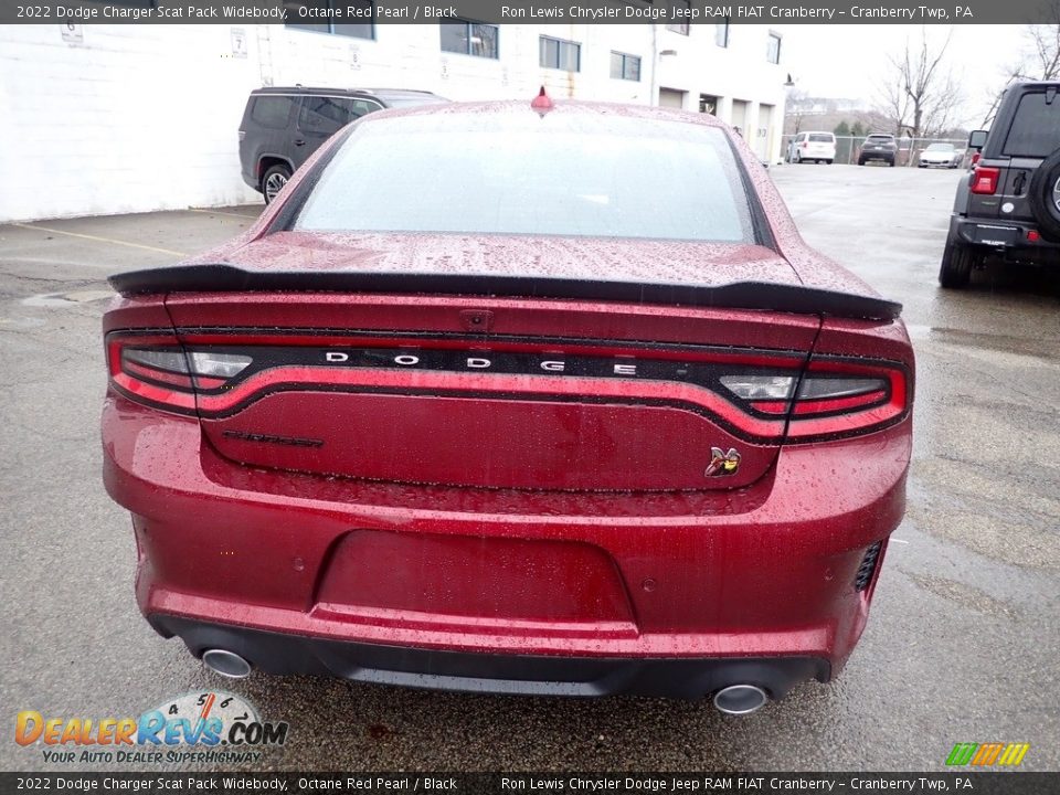 2022 Dodge Charger Scat Pack Widebody Octane Red Pearl / Black Photo #6