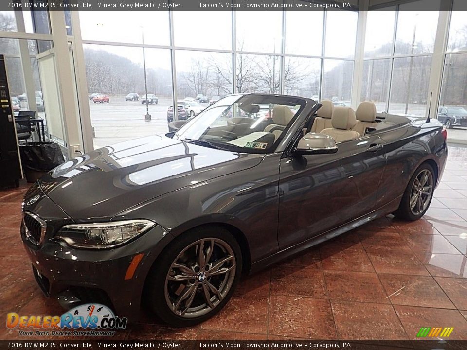 2016 BMW M235i Convertible Mineral Grey Metallic / Oyster Photo #5