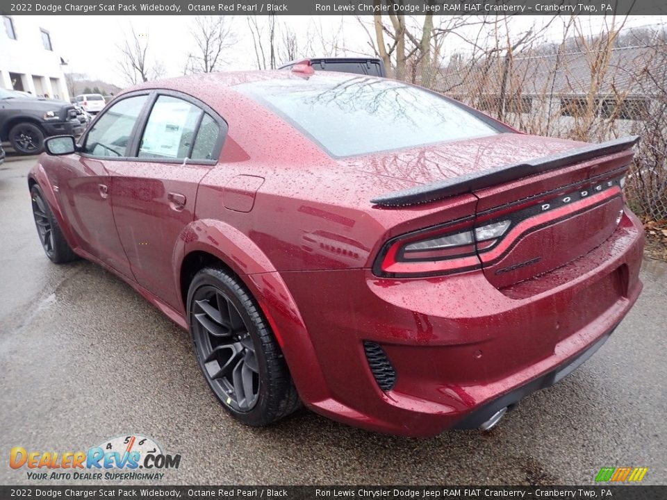 2022 Dodge Charger Scat Pack Widebody Octane Red Pearl / Black Photo #7