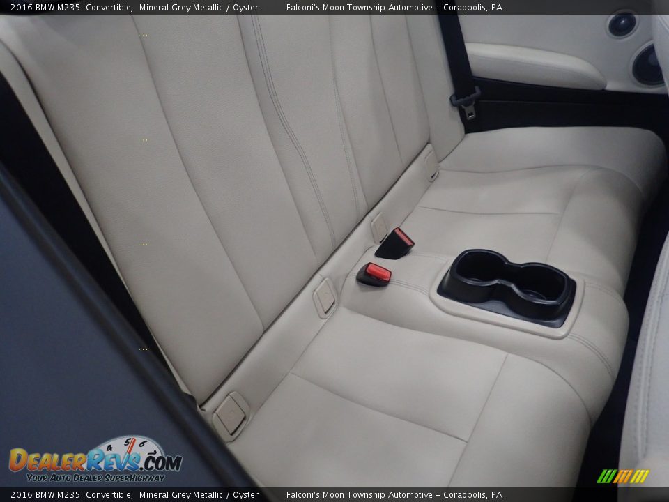 Rear Seat of 2016 BMW M235i Convertible Photo #14