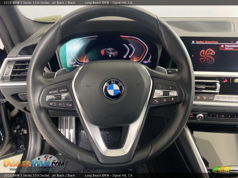 2019 BMW 3 Series 330i Sedan Jet Black / Black Photo #17