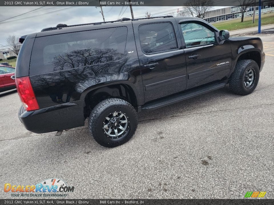 2013 GMC Yukon XL SLT 4x4 Onyx Black / Ebony Photo #4